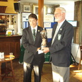 Billy-Joe Bugden County Boys Under 16 Champion.