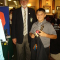 Daniel Collier Under 13 Handicap Winner