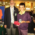 James Prendergast Under 14 Handicap Runner Up